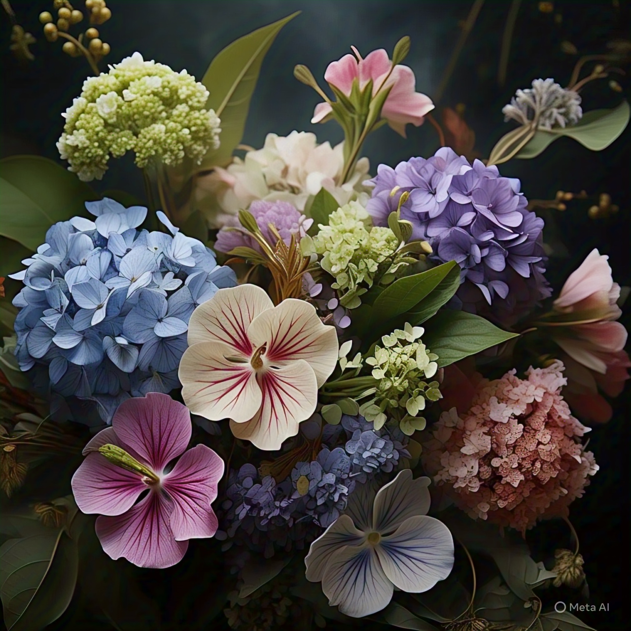 Hydrangea flower